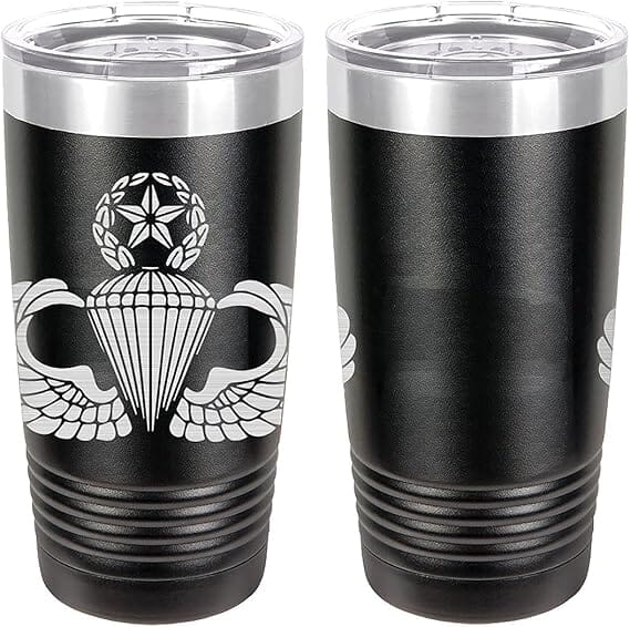 Army Parachutist Master Badge Laser Engraved 20oz Tumbler Mugs LET.0147.B