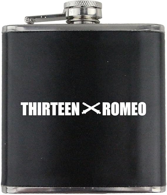 Army Field Artillery Radar Operator MOS 13R Veteran Leather Wrapped 6oz. Flask Flasks 