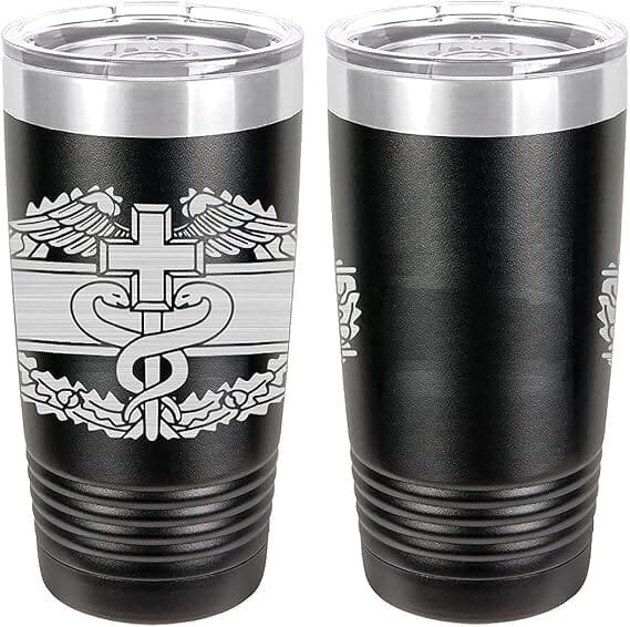 Combat Medical Badge 1st Award Laser Engraved 20oz Tumbler Mugs LET.0132.B