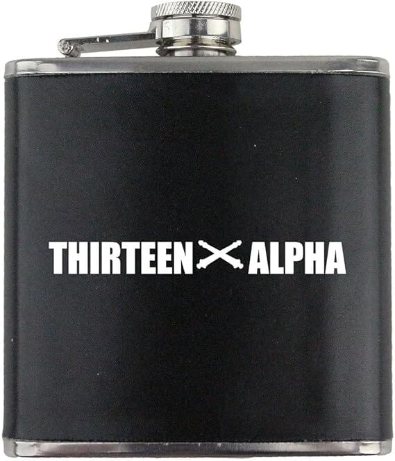 Army Field Artillery MOS 13A Veteran Leather Wrapped 6oz. Flask Flasks 