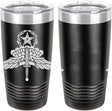 Army Halo Jumpmaster Badge Laser Engraved 20oz Tumbler Mugs LET.0142.B