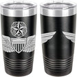 Army Aviator Master Badge Laser Engraved 20oz Tumbler Mugs LET.0124.B
