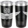 Army Aviator Master Badge Laser Engraved 20oz Tumbler Mugs LET.0124.B
