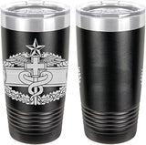 Combat Medical Badge 2nd Award Laser Engraved 20oz Tumbler Mugs LET.0131.B