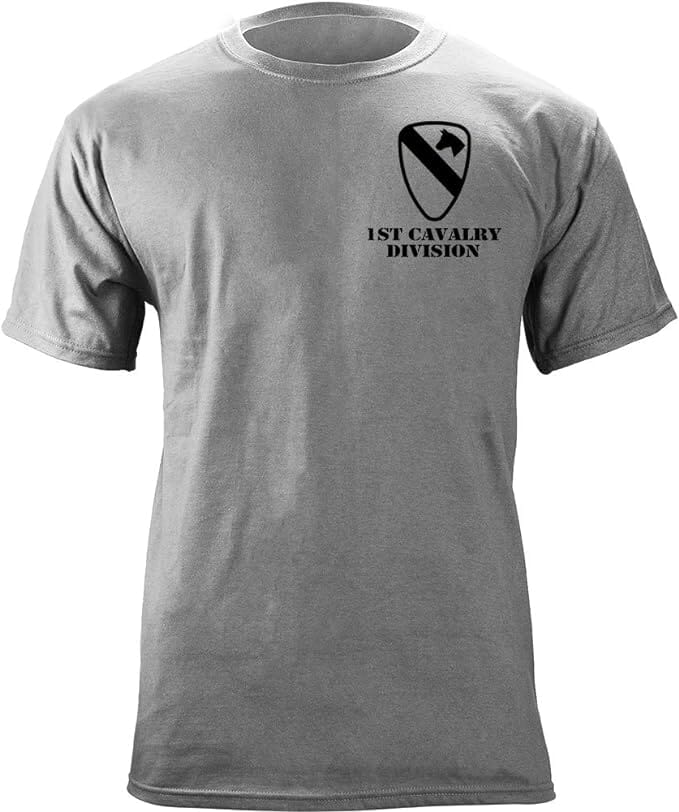 Army 1st Cavalry Division Full Color Veteran T-Shirt Shirts 