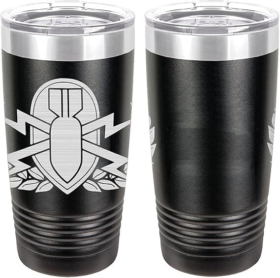 Army EOD Basic Badge Laser Engraved 20oz Tumbler Mugs LET.0138.B