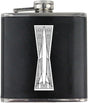 Missile Man Badge Air Force Veteran Leather Wrapped 6oz. Flask Flasks 
