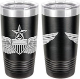 Army Aviator Senior Badge Laser Engraved 20oz Tumbler Mugs LET.0126.B