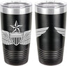 Army Aviator Senior Badge Laser Engraved 20oz Tumbler Mugs LET.0126.B