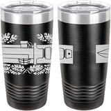 Army Combat Action Badge Laser Engraved 20oz Tumbler Mugs LET.0128.B