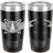 Army Space Basic Badge Laser Engraved 20oz Tumbler Mugs LET.0155.B