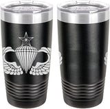 Army Space Senior Badge Laser Engraved 20oz Tumbler Mugs LET.0154.B
