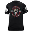 75th Ranger Skull and Snake Graphic T-shirt Shirts 87253-S-BK