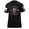 75th Ranger Skull and Snake Graphic T-shirt Shirts 87253-S-BK