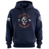 75th Ranger Skull and Snake Graphic Hoodie Hoodies 100008-S-NAVY
