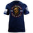 75th Rangers Regiment Skull & Snake T-Shirt Shirts 86382-S-NAVY