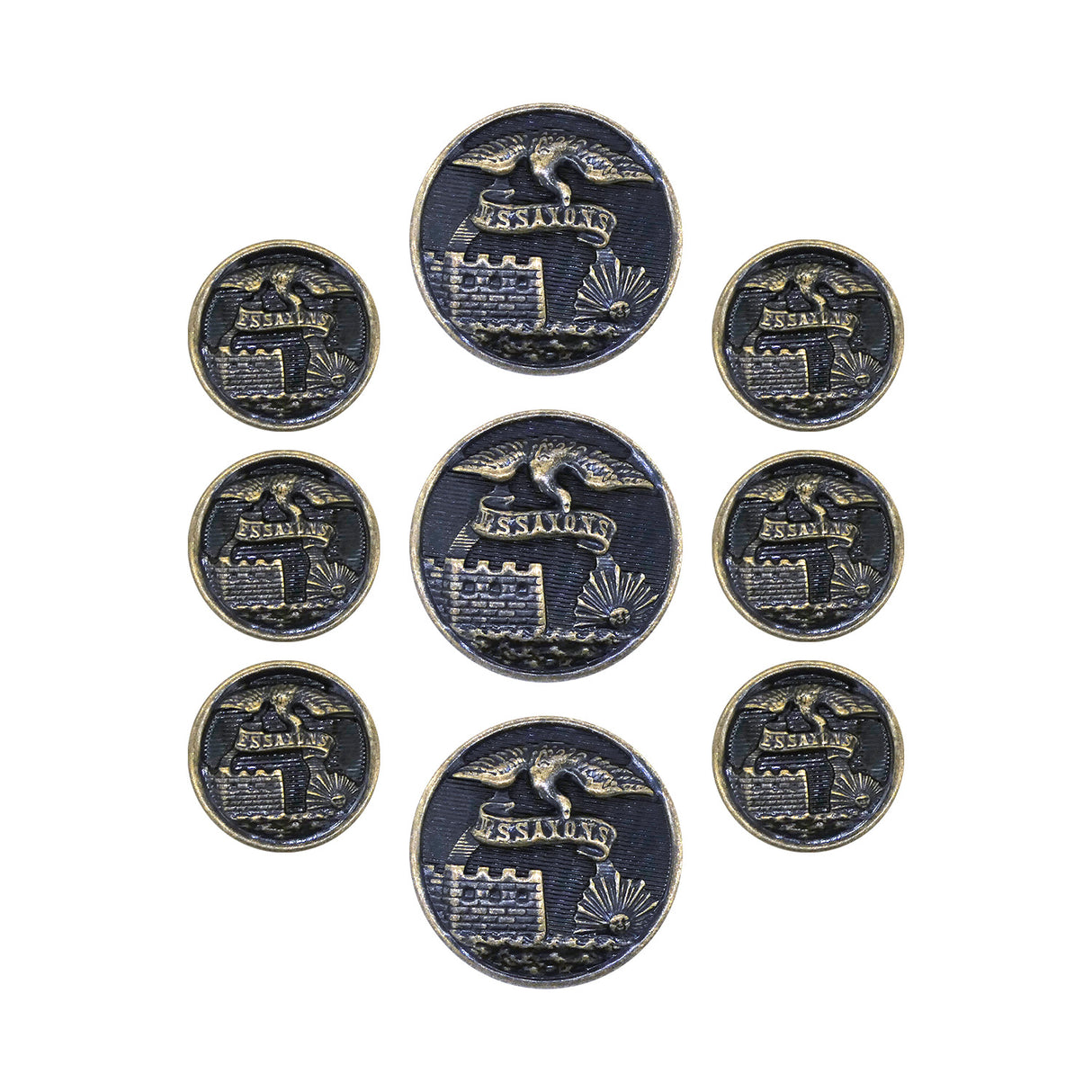 AGSU Button Set Engineer 3-36 Ligne and 6-25 Male
