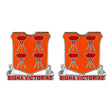 447th Signal Battalion Unit Crest (Signa Victoriae)