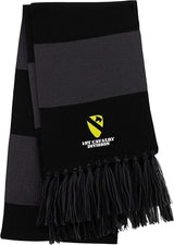 1st Cavalry Division Embroidered Scarf & Pom Beanie Hats and Caps SF.0023