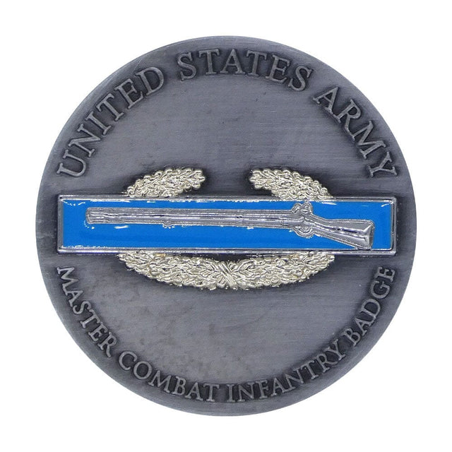 Master Combat Infantry Badge CIB Coin front