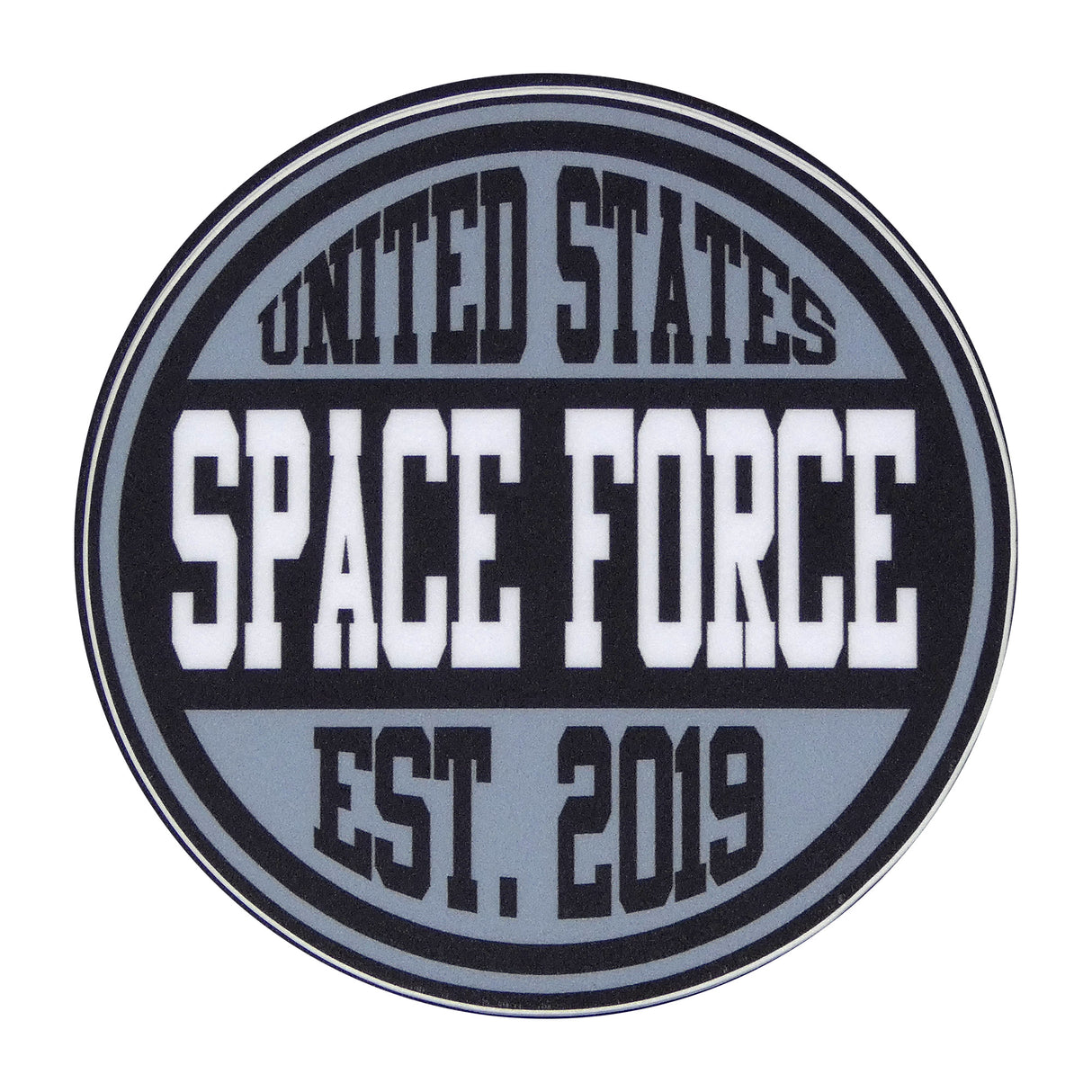 Space Force Est. 2019 Circle Sticker