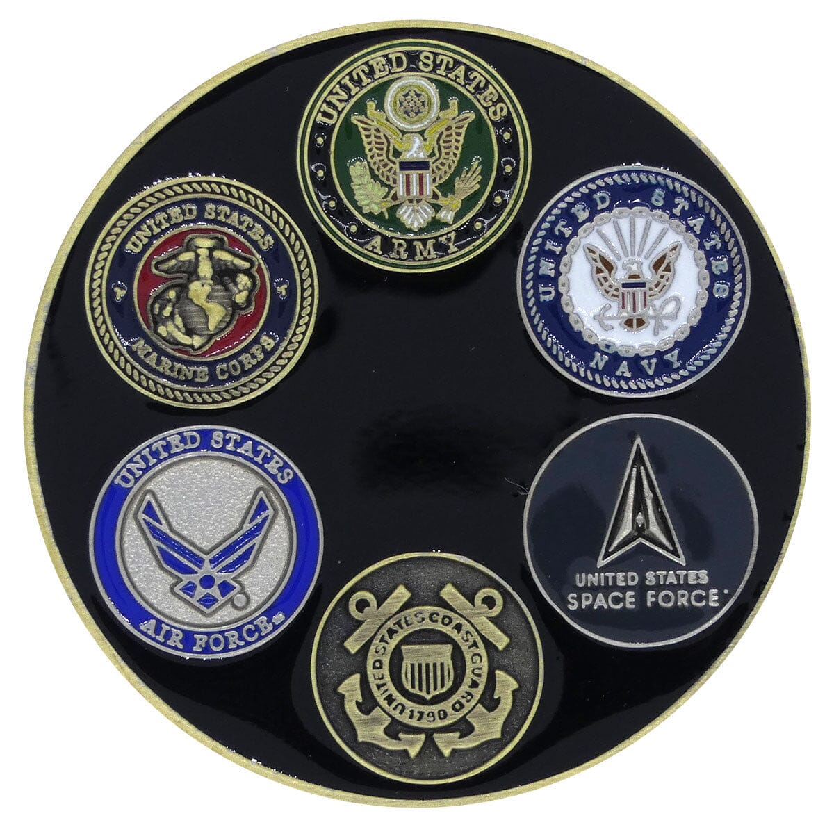 We Support Our Troops Coin front