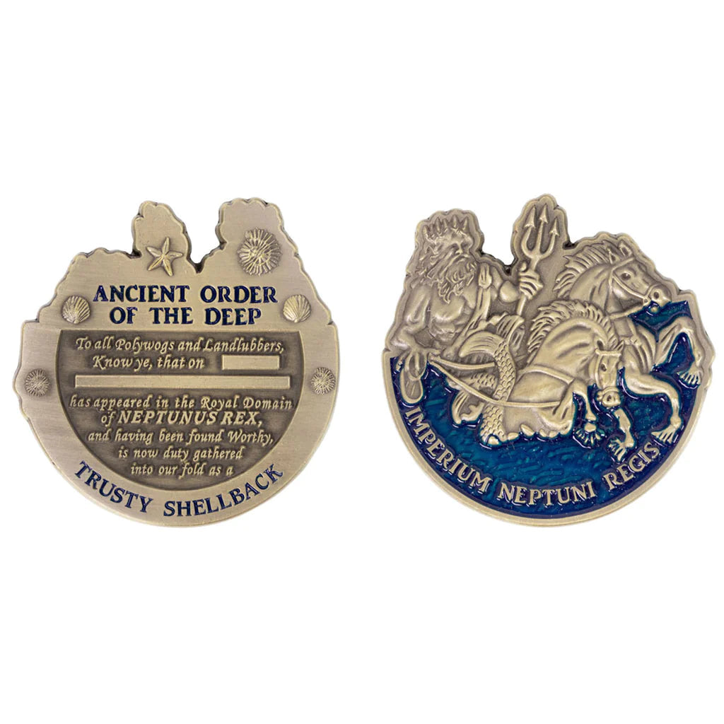 2 Inch Shellback Coin Challenge Coins 
