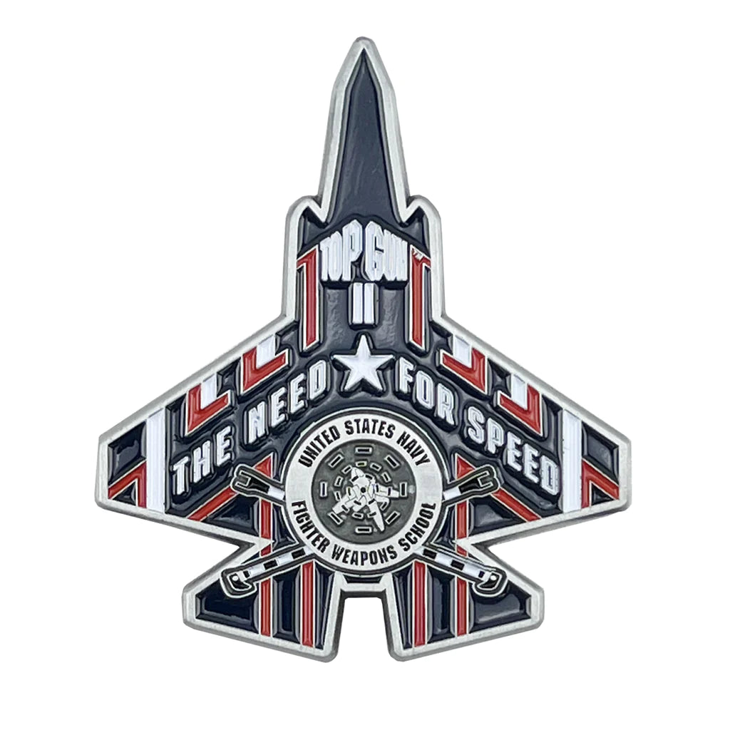 2.25" Navy Top Gun Jet Coin Challenge Coins 