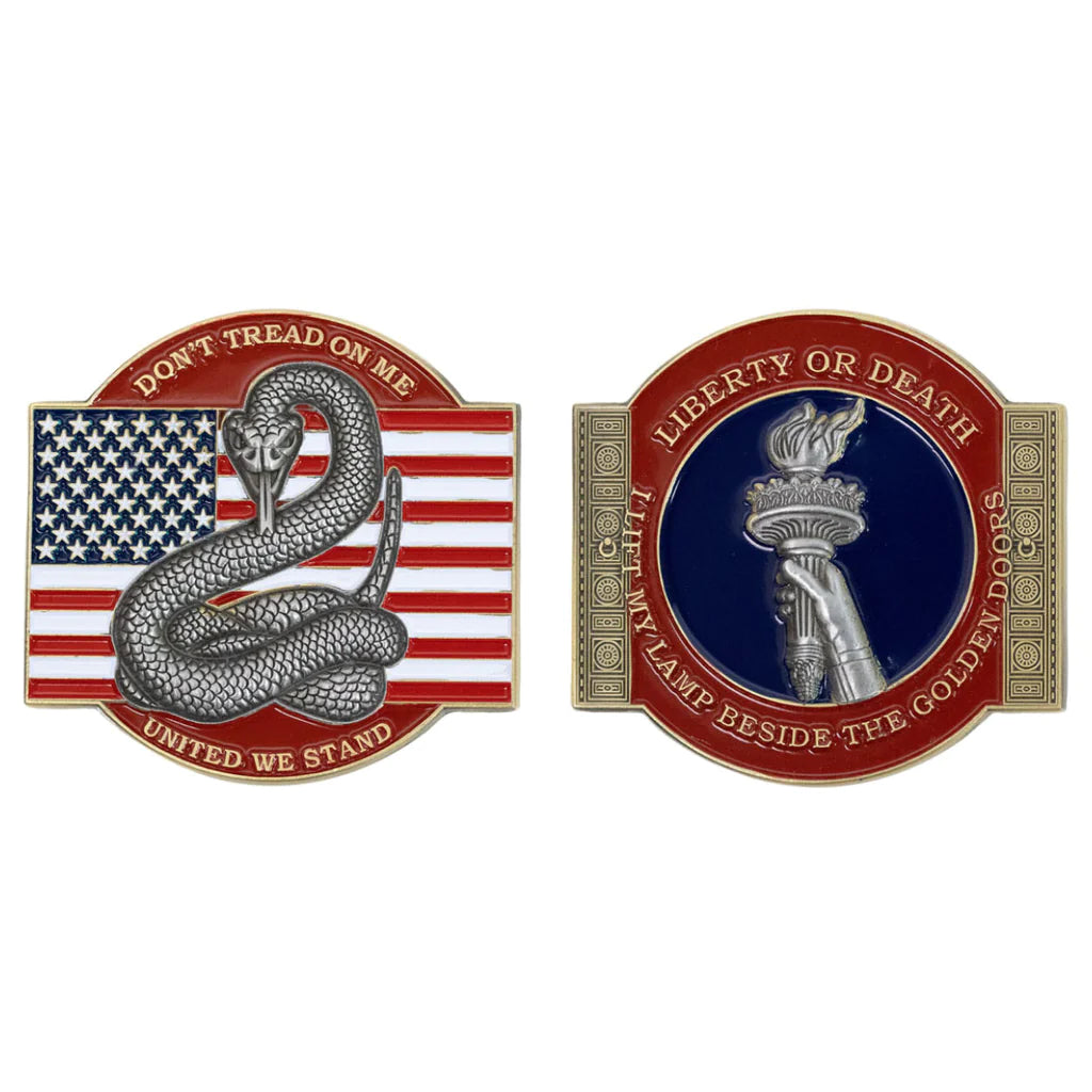 Navy Don't Tread On Me Coin Challenge Coins 