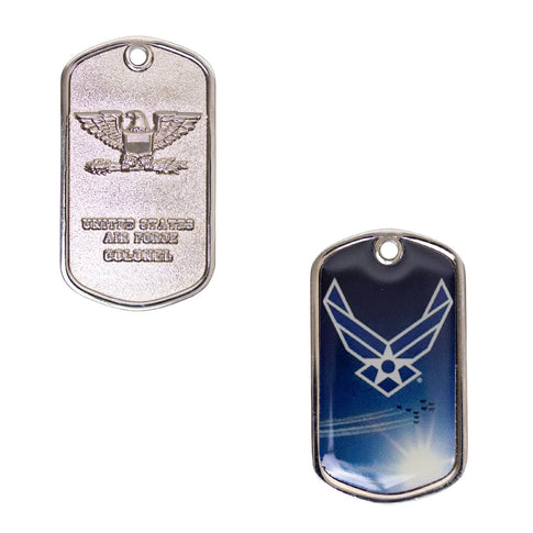 Air Force Colonel W/Sleeve Coin