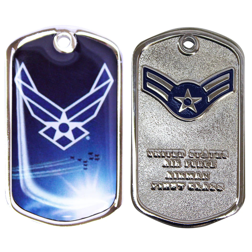 Air Force Airman 1St Class W/Sleeve Coin Challenge Coins 