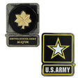 1-3/4" U.S.Army Major W/Sleeve Coin Challenge Coins 
