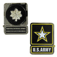1-3/4" U.S Army Lt. Colonel W/Sleeve Coin Challenge Coins 