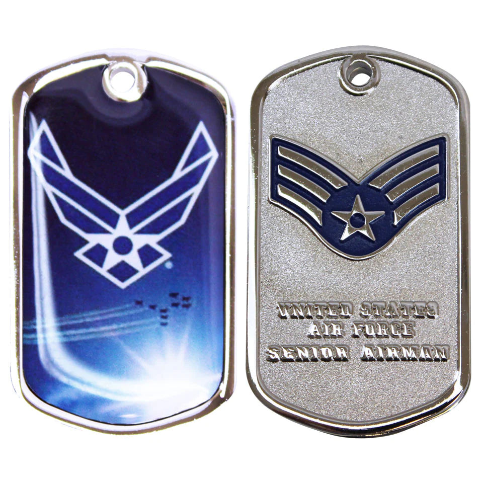Air Force Senior Airman W/ Sleeve Coin Challenge Coins 