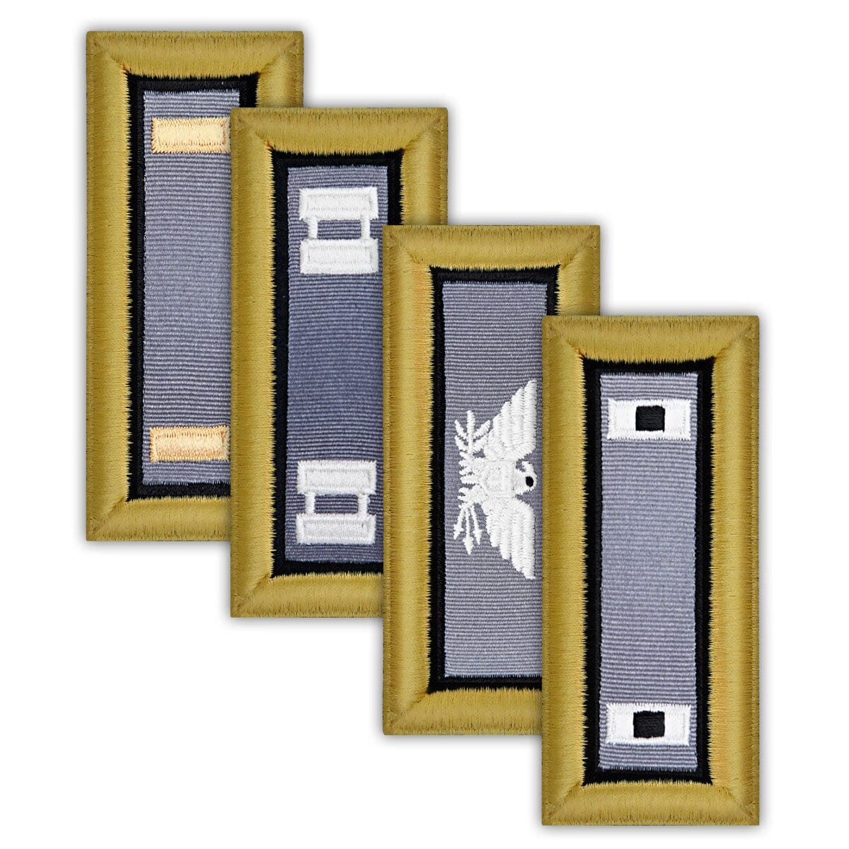 Army Male Shoulder Boards- Cyber Warfare - Sold in Pairs Rank 