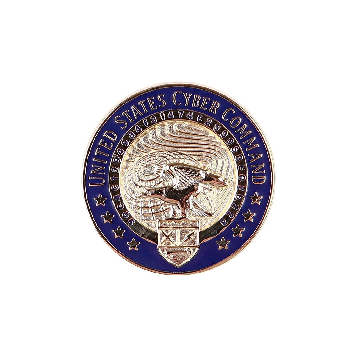 United States Cyber Command ID Badge - Dress Size Badges 