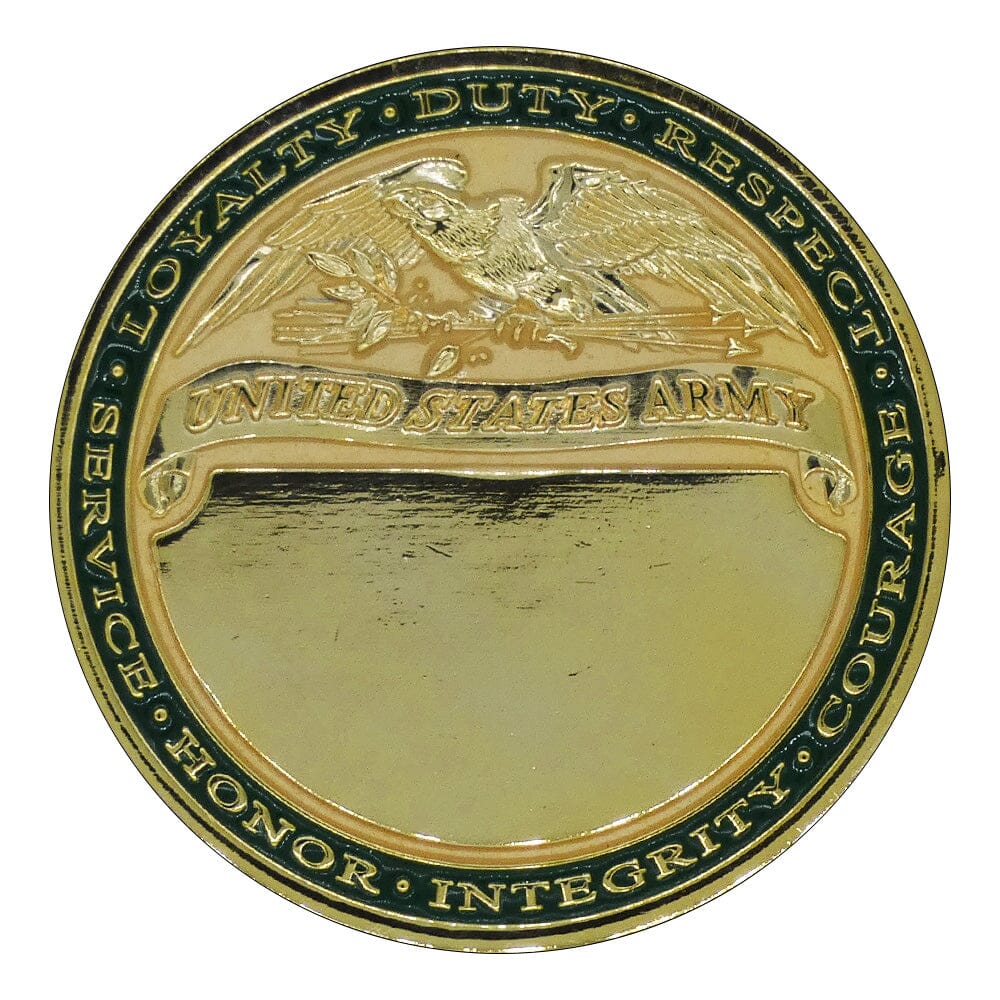 Home of Infantry Fort Benning, GA Engraveable Challenge Coin Challenge Coin Back