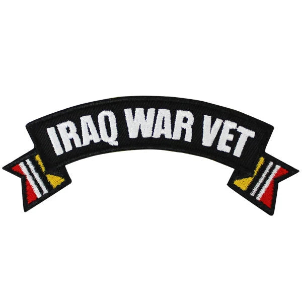 Iraq War Vet Scroll Patch Patches and Service Stripes 