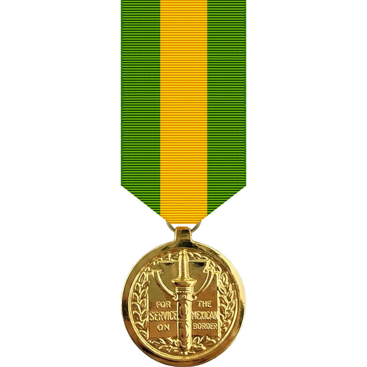 Mexican Border Defense Mini Anodized Medal