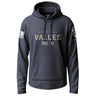 American Values Graphic Lightweight Hoodie Lightweight Hoodie 90031-S-NAVY-THIN