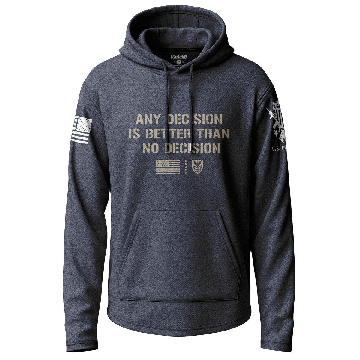 Any Decision Is Better Than No Decision Lightweight Hoodie Lightweight Hoodie 90033-S-NAVY-THIN