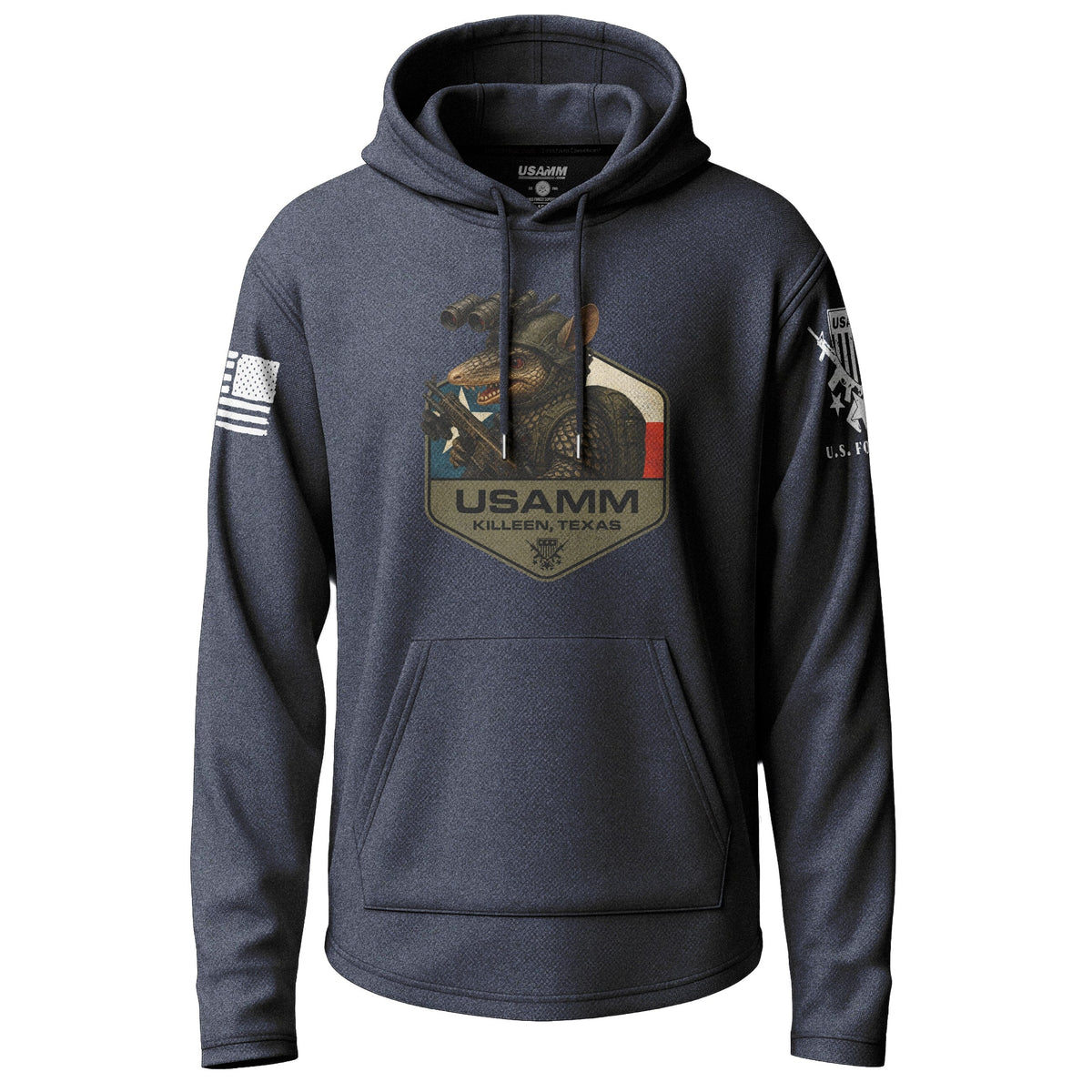 Armadillo Operator Polygon Texas Lightweight Hoodie Lightweight Hoodie 90043-S-NAVY-THIN