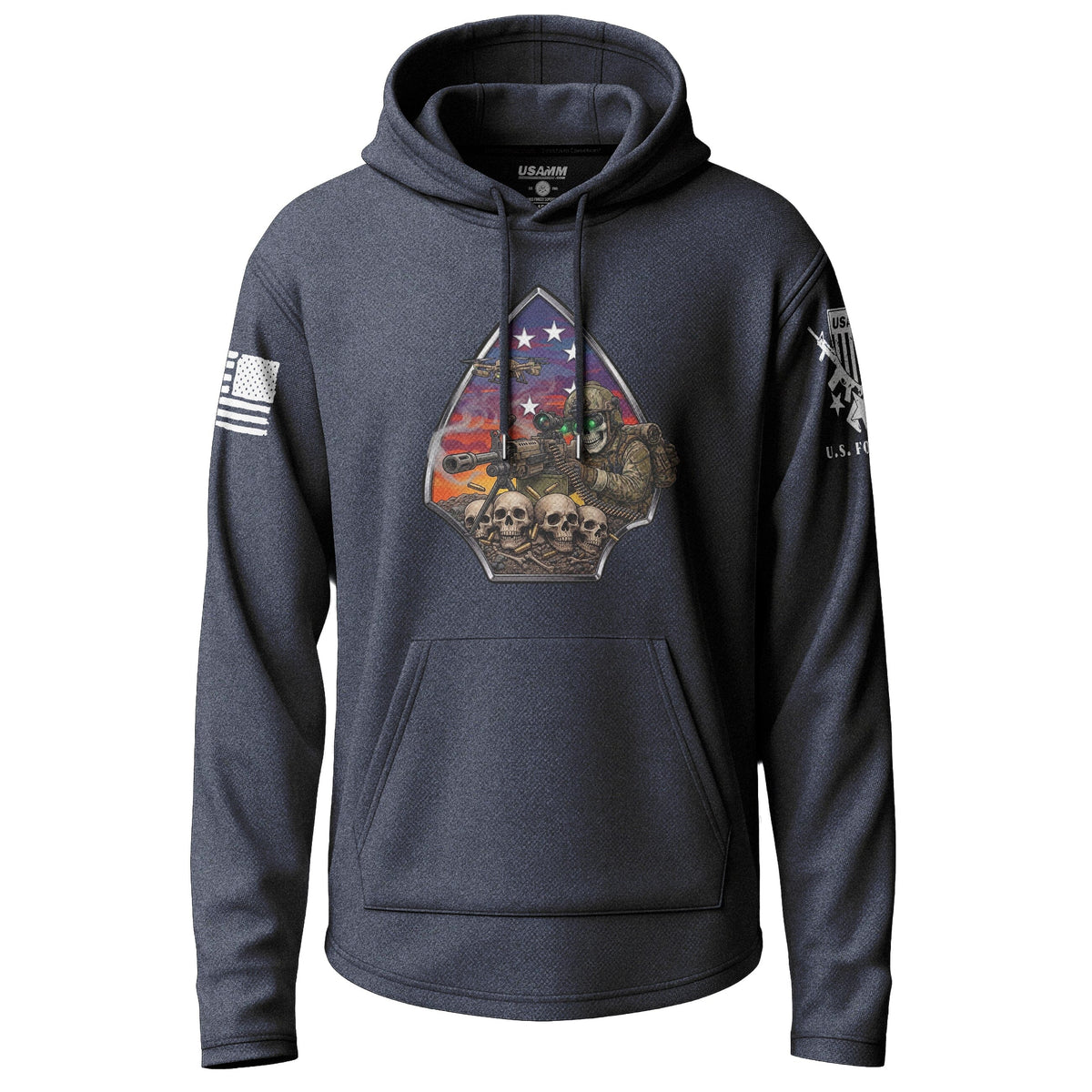 Arrowhead Marsoc Navy Lightweight Hoodie Lightweight Hoodie 90045-S-NAVY-THIN