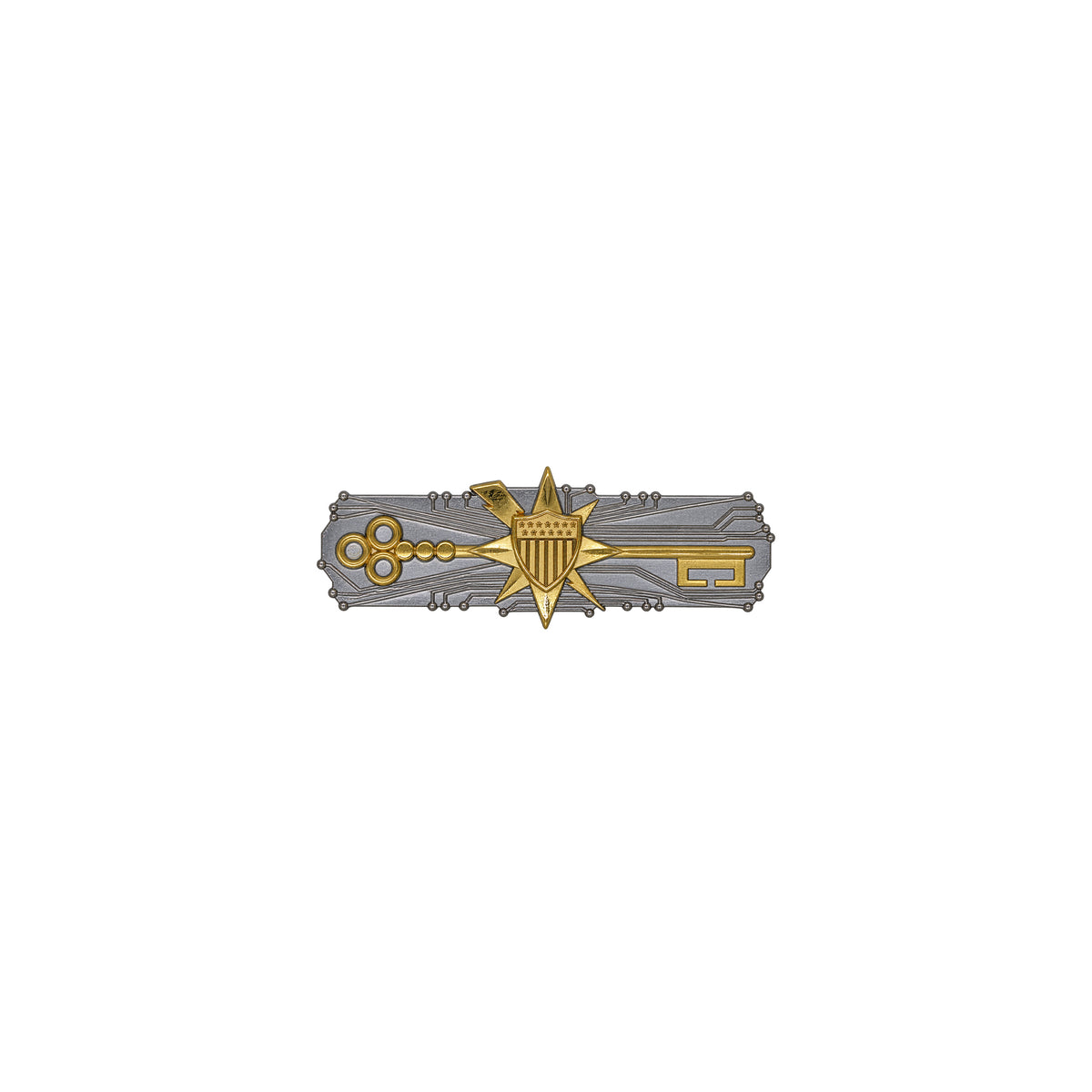 Coast Guard Cyberspace Badge - Miniature Size