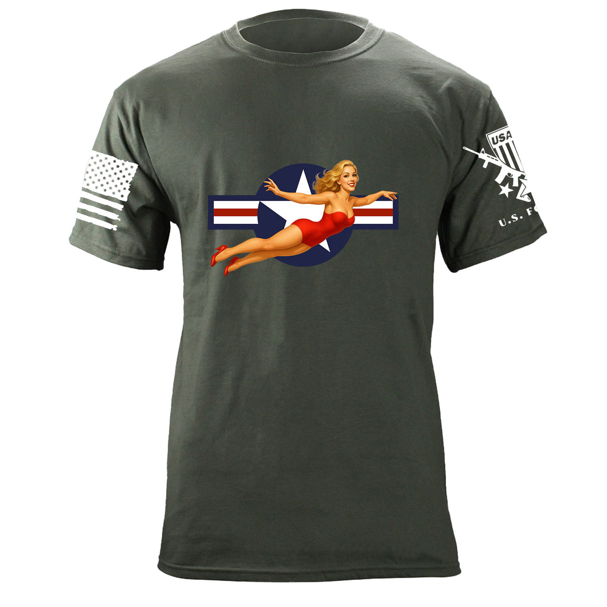 Air Force Flying Woman T-Shirt