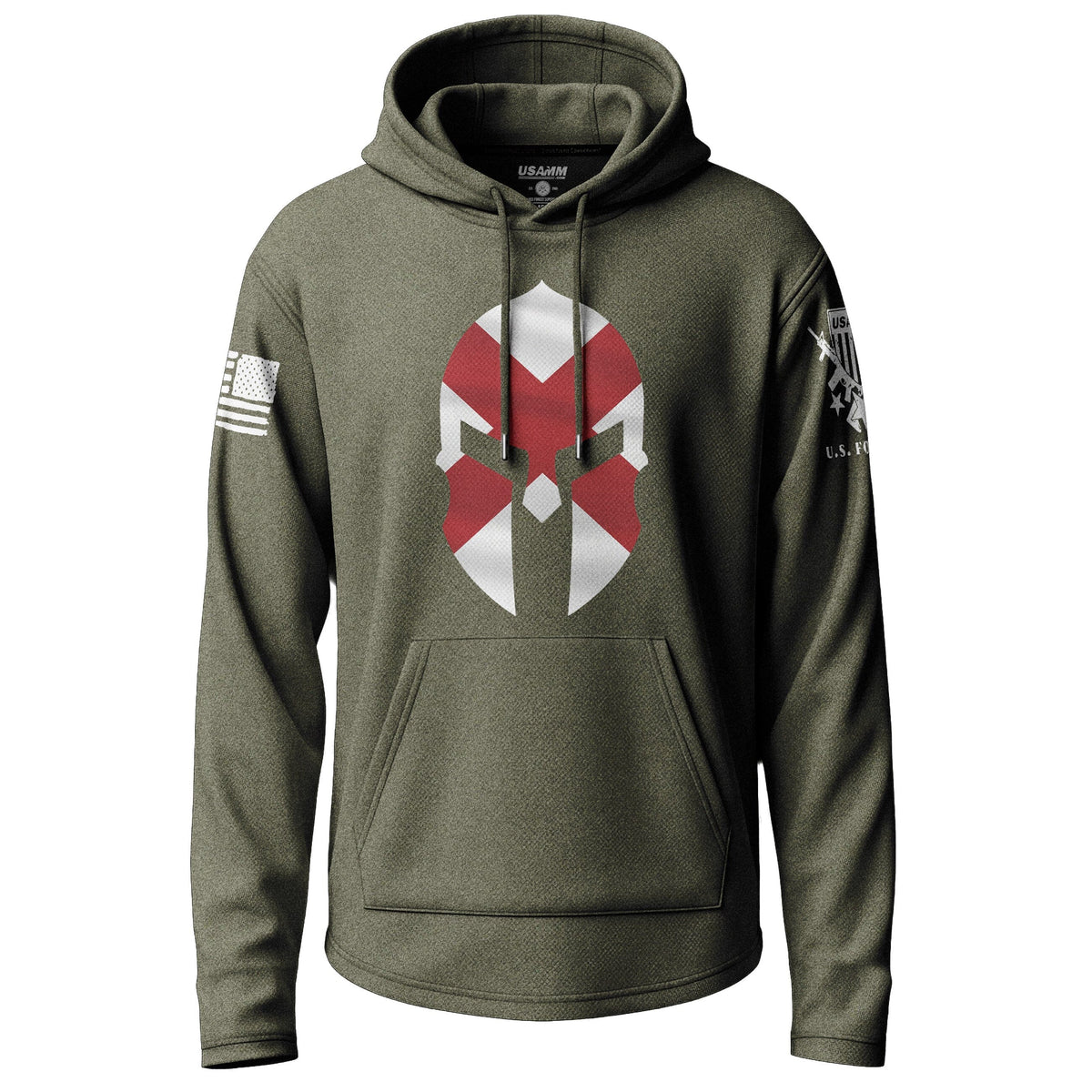 Alabama State Flag Spartan Lightweight Hoodie Lightweight Hoodie 90025-S-MG-THIN