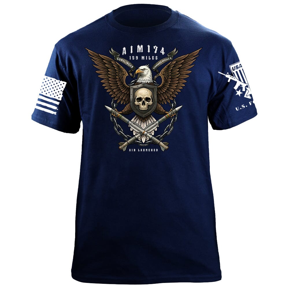 Aim-174 T-Shirt Shirts 88061-S-NAVY