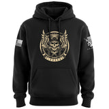 Airborne Chains Skull Hoodie Hoodies 100014-S-BK