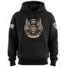 Airborne Chains Skull Hoodie Hoodies 100014-S-BK
