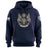 Airborne Chains Skull Hoodie Hoodies 100014-S-NAVY